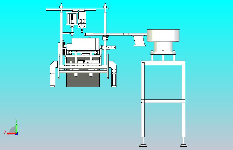 电表自动压铅封设备3D模型