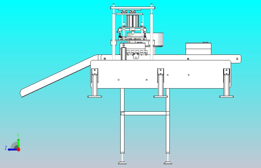 电表自动压铅封设备3D模型
