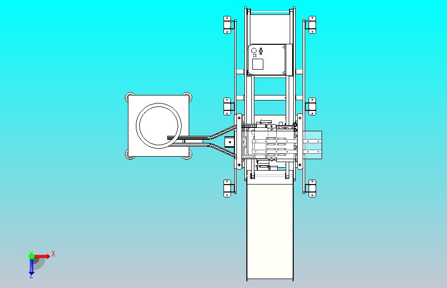 电表自动压铅封设备3D模型