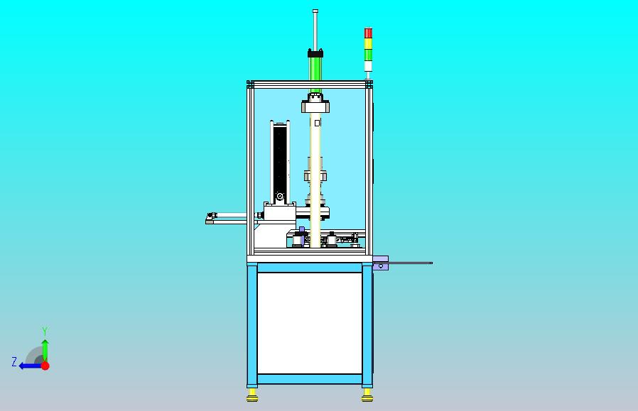 汽车零部件油封压装机三维模型3D图纸
