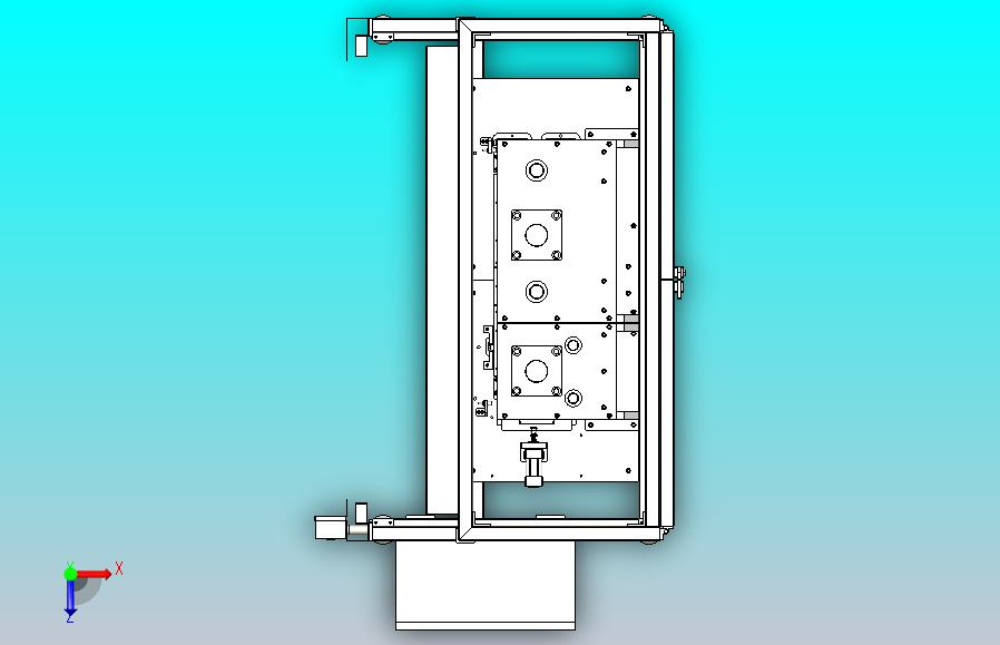 汽车密封条冲切设备三维模型3D图
