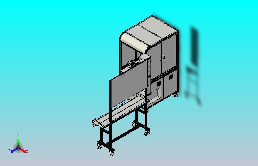 汽车门拉手自动组装设备三维模型3D图纸