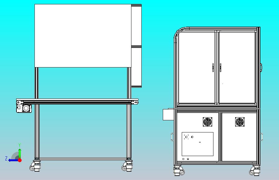 汽车门拉手自动组装设备三维模型3D图纸