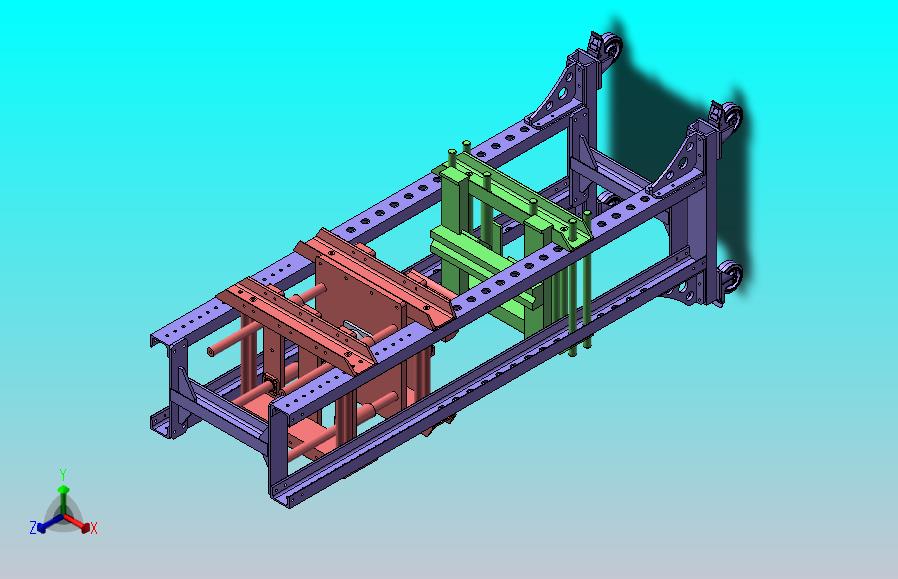 10吨液压折弯机3D数模图纸 Solidworks18设计