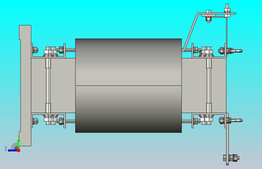 SG-200三相干式变压器三维模型202308