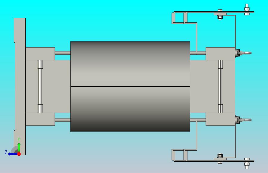 SG-300三相干式变压器三维模型202308