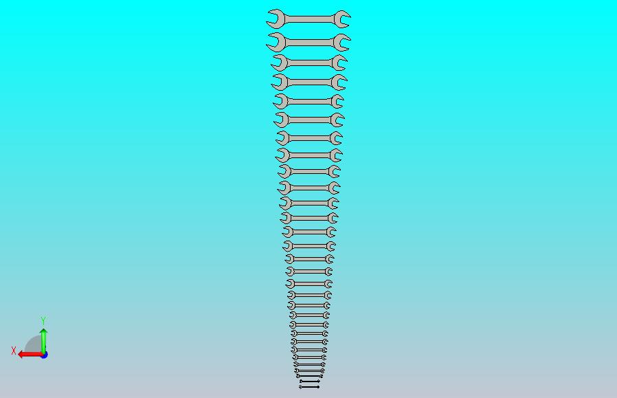 公制开口扳手