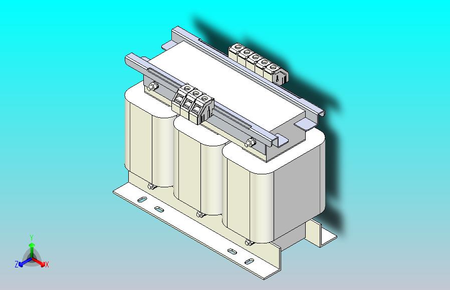 SG-2.5～3三相干式变压器三维模型202010