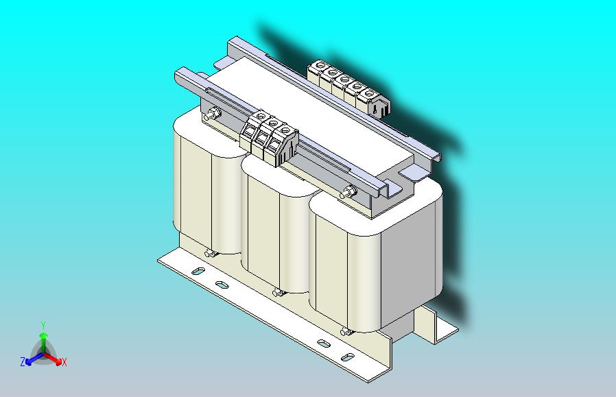 SG-1.5～2三相干式变压器三维模型202010