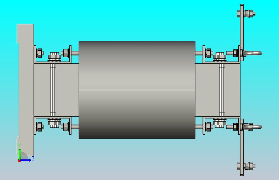 SG-50三相干式变压器三维模型202308