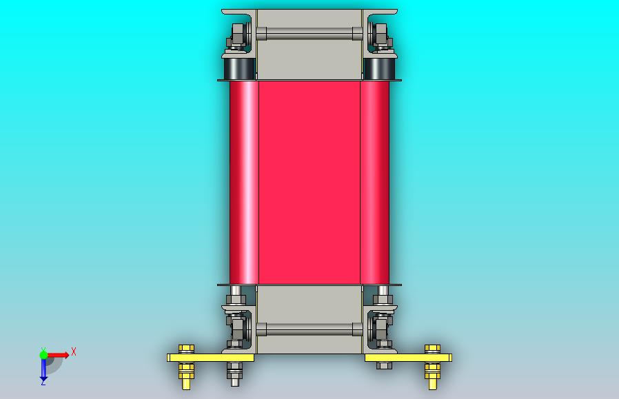 SG-10三相干式变压器三维模型202403