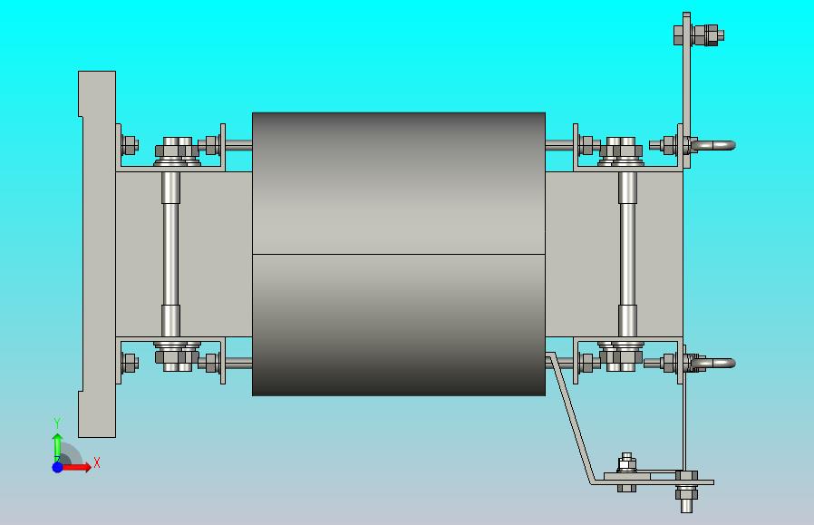 SG-150三相干式变压器三维模型202308
