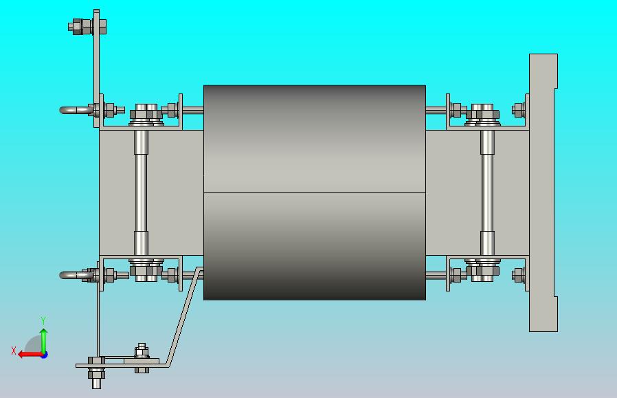SG-150三相干式变压器三维模型202308
