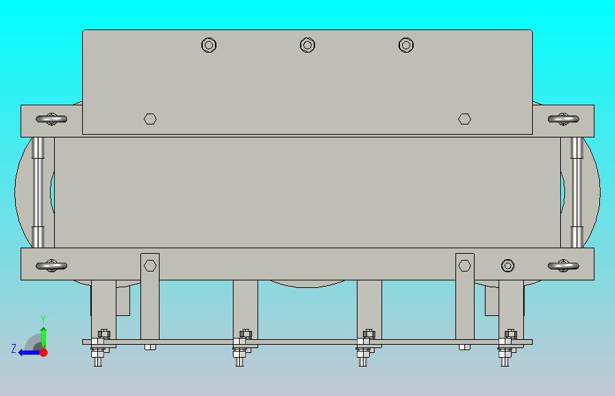 SG-150三相干式变压器三维模型202308