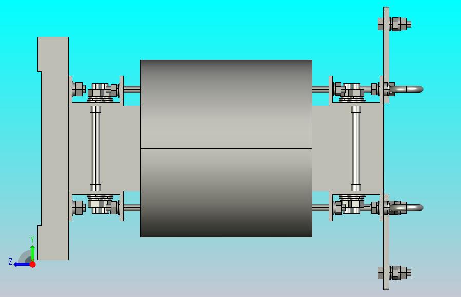 SG-40三相干式变压器三维模型202308