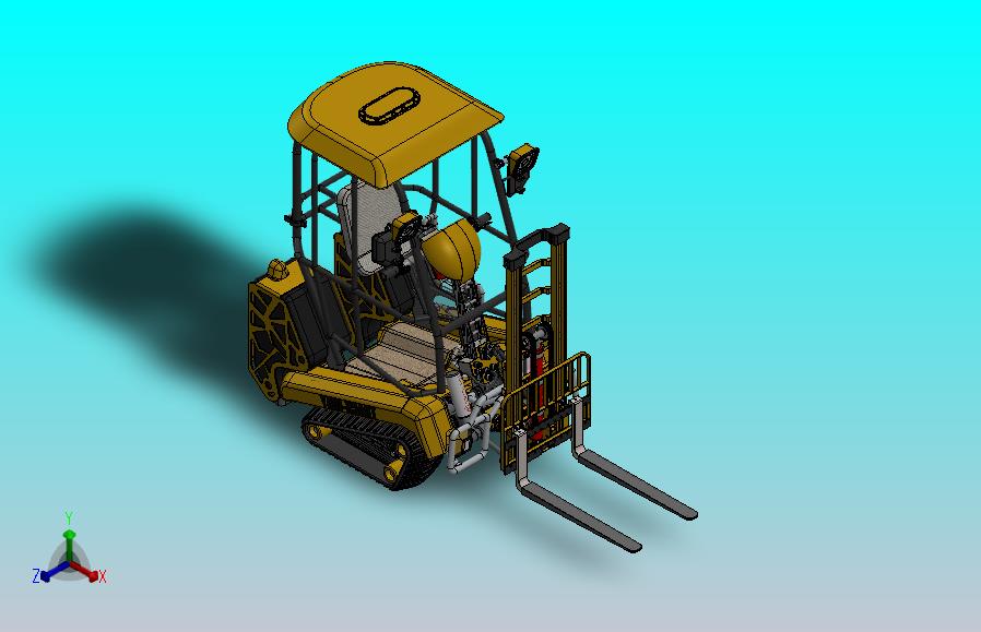 轨道式V3叉车