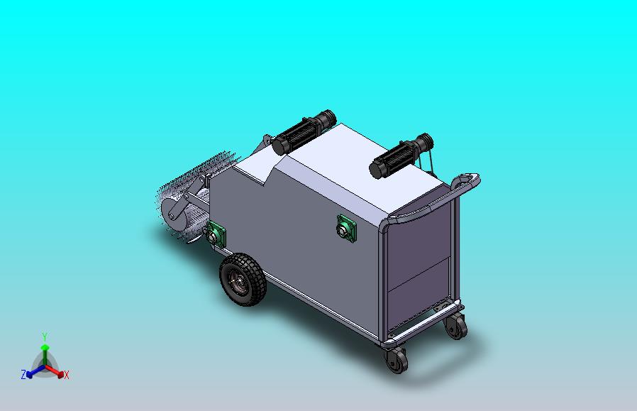 落叶清扫压缩机-SW+CAD+论文