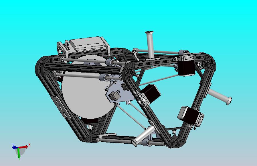 基于彩色FDM技术的多色3D打印机-SW+CAD+论文
