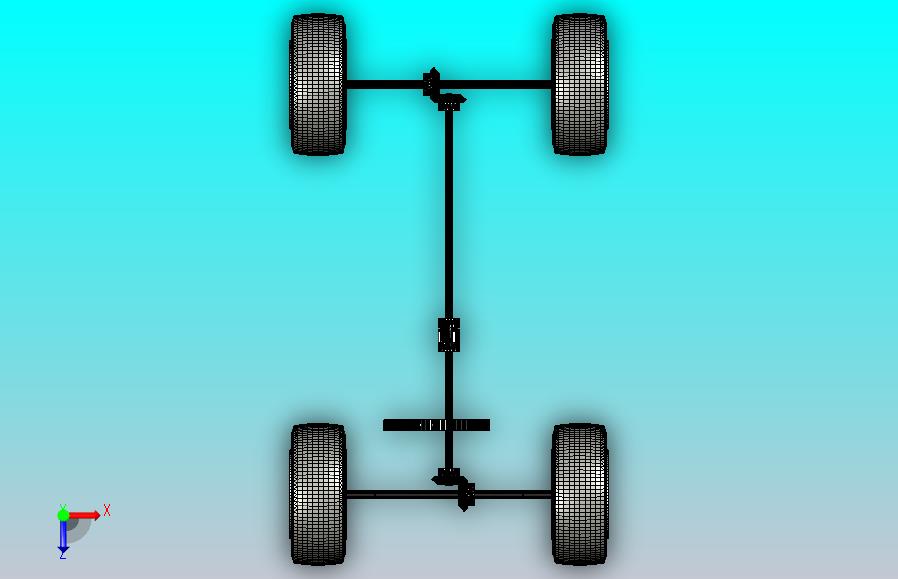 多用途车比例模型4x4双铰链转向