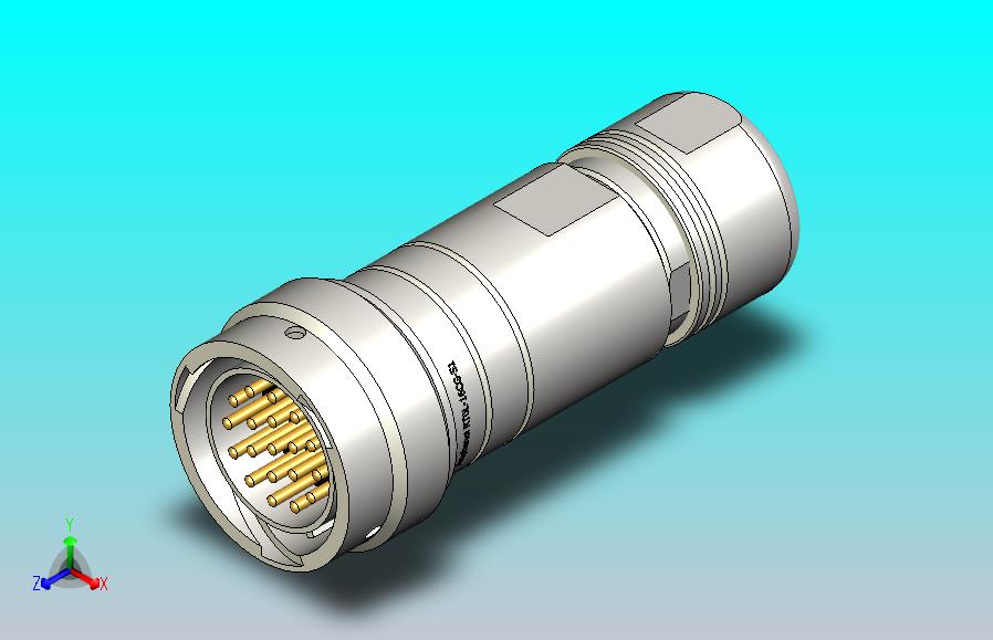 连接器AMPHENOL RT0616-19PNH-K，19针