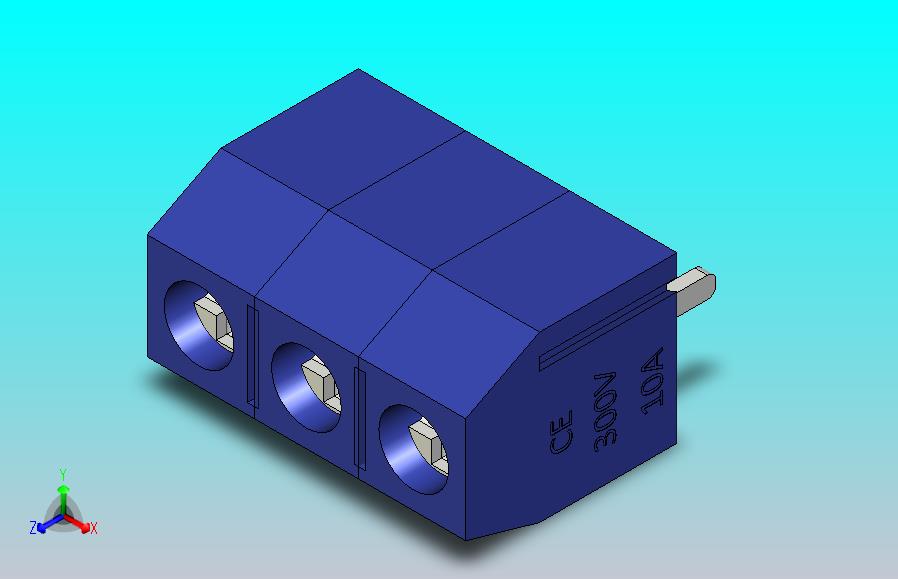 螺丝端子P5.08 3针
