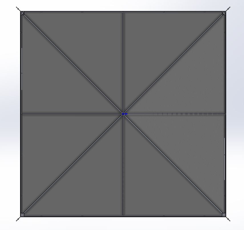 锚定3x3m活动帐篷