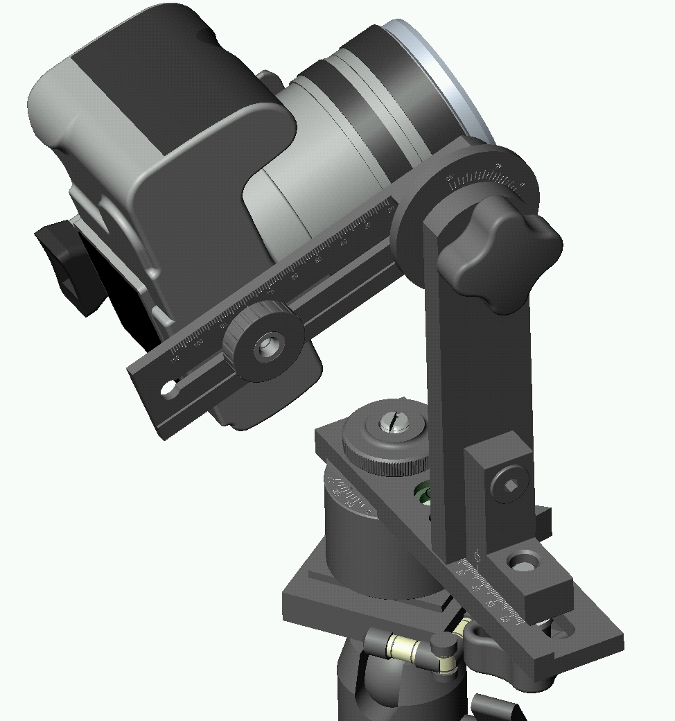 数码相机(松下FZ50)、三脚架(giottos)和全景适配器