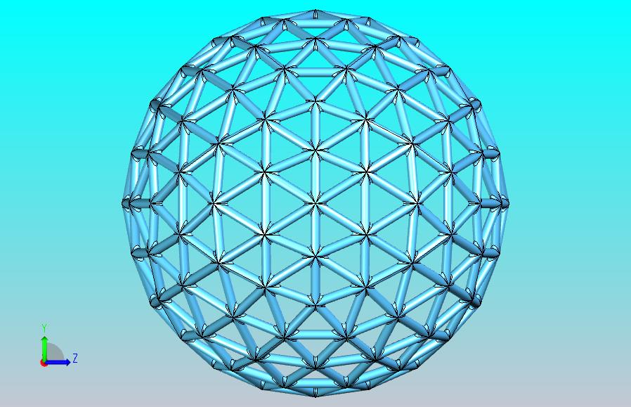 镶嵌球体-测地线球体- 320窗口