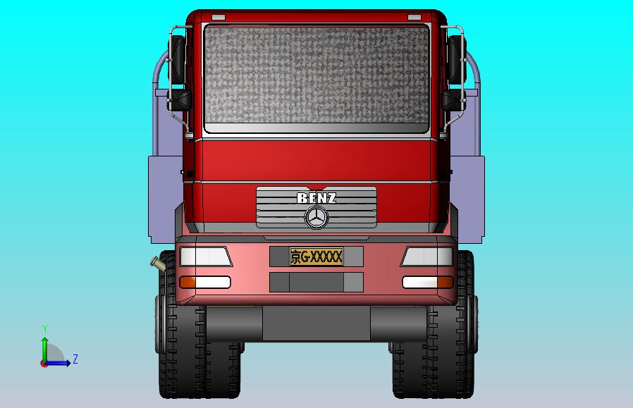 平头标准9米货车