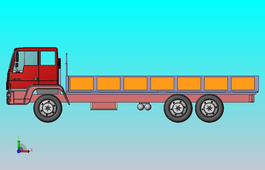 平头标准9米货车