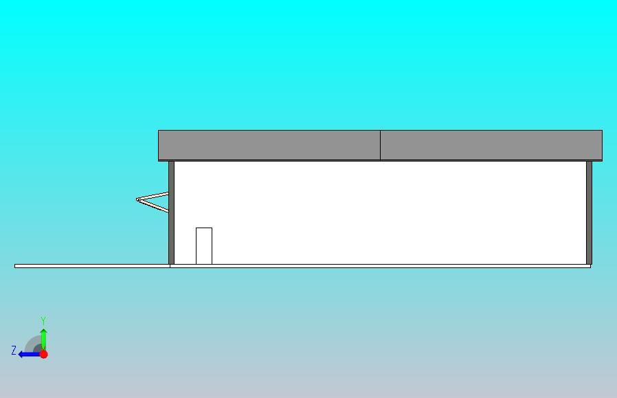 60英尺x 80ft英尺钢结构建筑机库