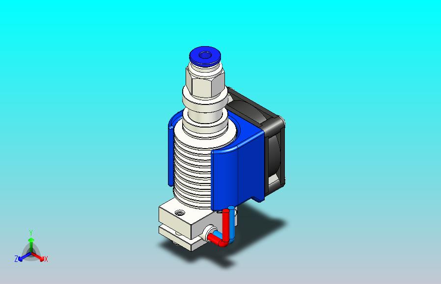 E3D V6全金属HotEnd全套件-1.75毫米通用(直接，12V)
