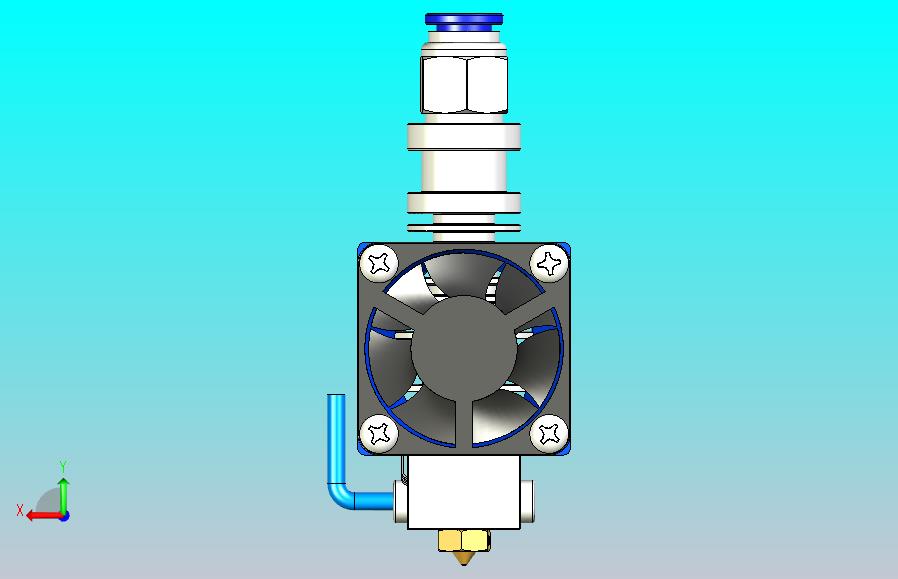 E3D V6全金属HotEnd全套件-1.75毫米通用(直接，12V)