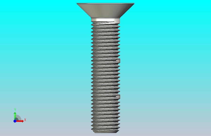 M3 ISO 10642标准内六角沉头螺钉- M20