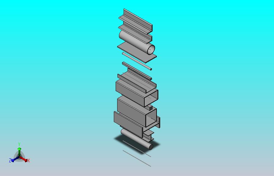 Solidworks焊接件库，完整的型材库
