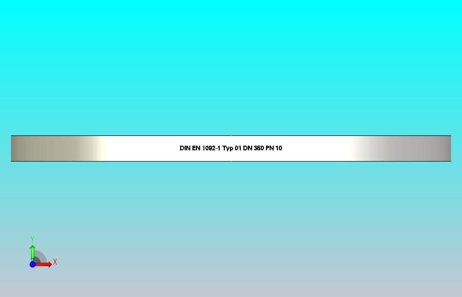 法兰，DIN EN 1092-1，标准01，PN 10，DN 10 - DN 500