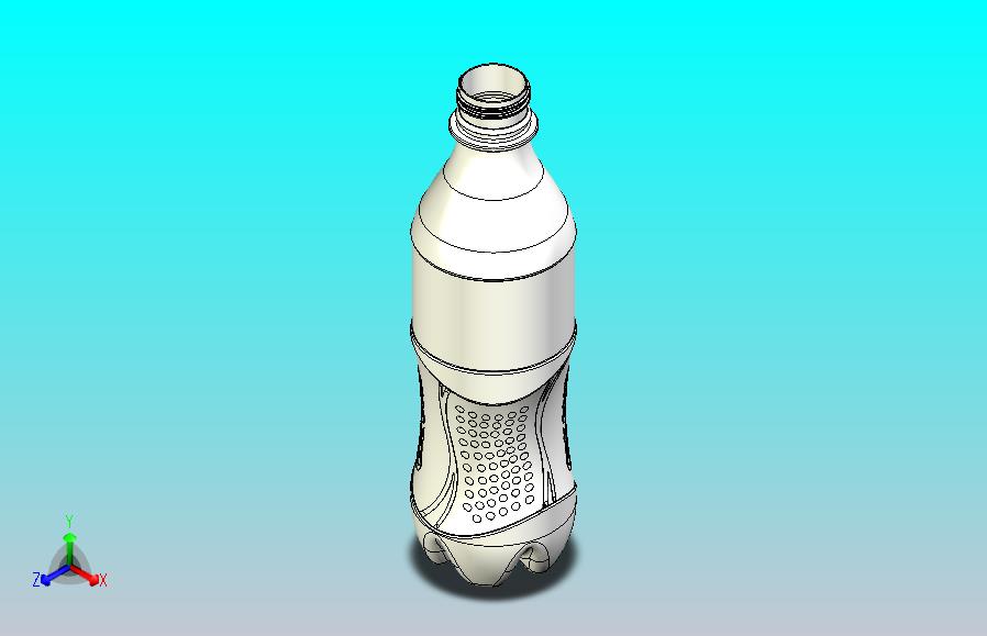 可口可乐瓶Solidworks