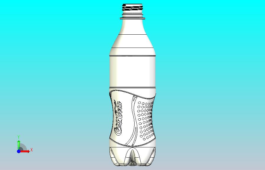 可口可乐瓶Solidworks