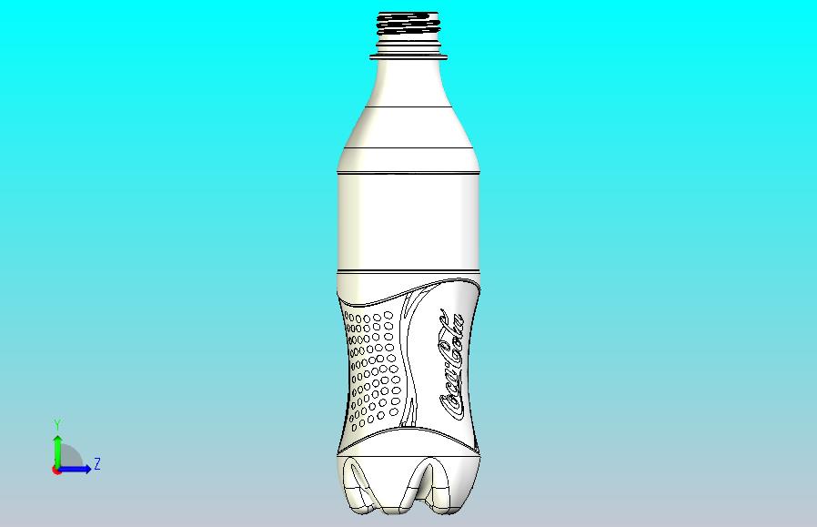 可口可乐瓶Solidworks