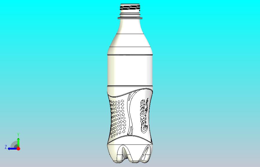 可口可乐瓶Solidworks