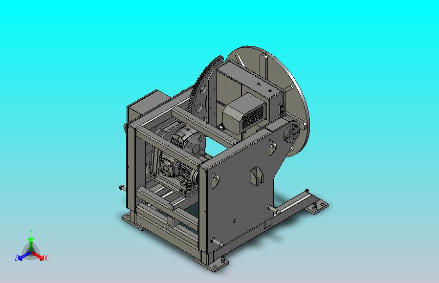 1吨变位机3D模型