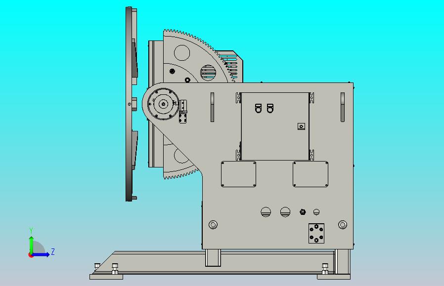 1吨变位机3D模型