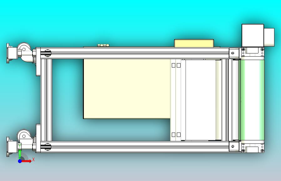 2M皮带传送线3D模型、