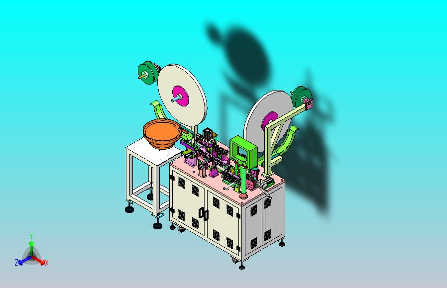 一款USB高速自动插PIN组装机3D图纸