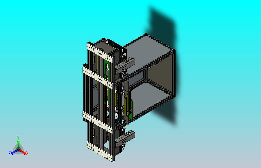 一款tray自动上料机3D图纸