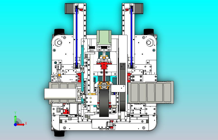 一款SMT自动接料带机3D图纸
