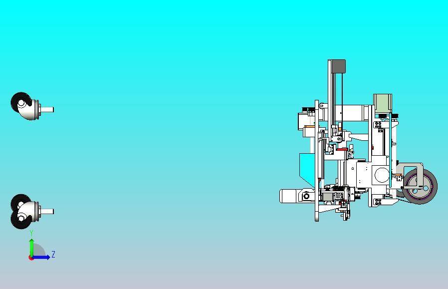 一款SMT自动接料带机3D图纸