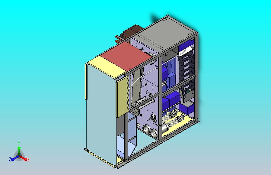 CD光驱打印设备3D图