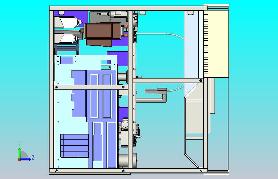 CD光驱打印设备3D图