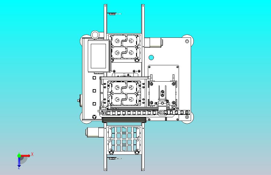 一款PCB自动放置机3D图纸